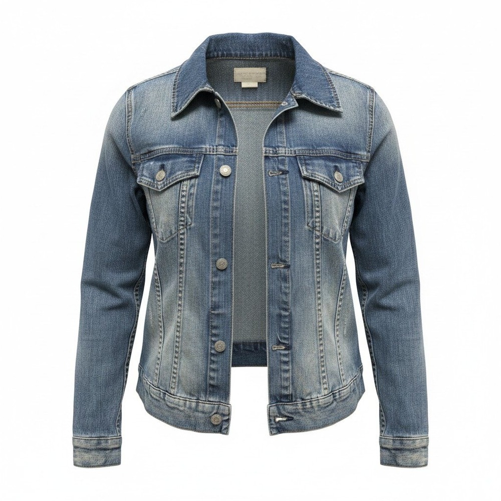 Denim Jacket‎ Denim & Supply Ralph Lauren Large Womens Blue Excellent Faux Fur